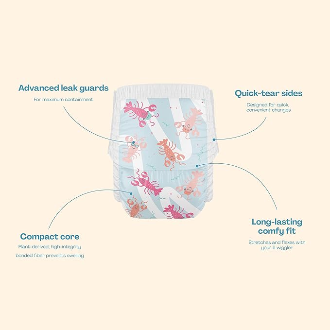 Hello Bello Premium Swim Diapers I Affordable and Eco-Friendly Disposable Swim Dipes for Babies and Kids I Size Medium,(Pack of 36)