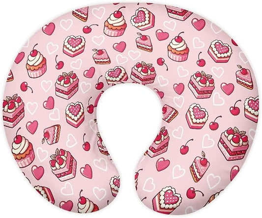 Pillow Covers，Pillowcase for Nursing Pillow and Positioner for Breastfeeding and Bottle Feeding，Propping Baby，Fits The Original Support for Breastfeeding Cute Cake