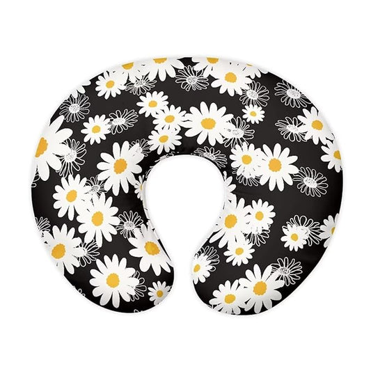 Daisy Nursing Pillow Cover Fits The Original Support for Breastfeeding, Bottle Feeding, and Bonding Pineapple Daisy Comfortable Slipcover for Baby Girl and Boy