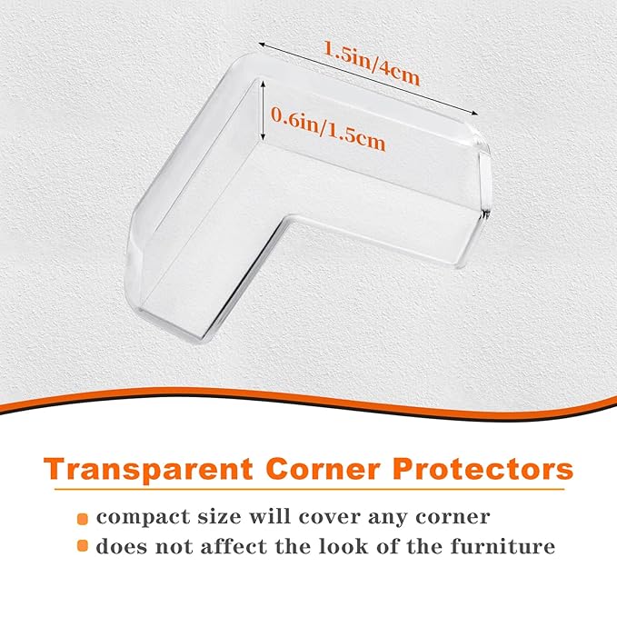 Corner Guards, (14 Pack) Corner Protectors Baby Proof Corners and Edges Furniture Table Protectors Corner Covers Baby Safety Bumpers Cushion, Baby Proofing, Clear