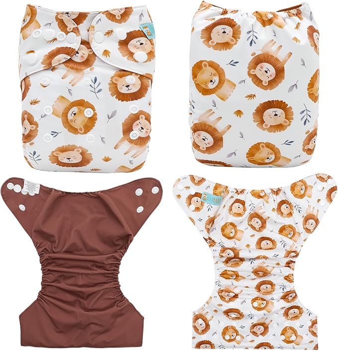 ALVABABY Baby Cloth Diaper Cover, Swim Diaper,Nappy Shell Baby Girls and Boys