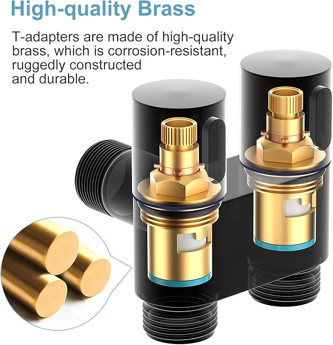 Aqua Earth Handheld Bidet Sprayer for Toilet Baby Cloth Diaper Spraying Kit Bathroom Toilet Bidet Attachment Set for Bathing Pets and Feminine Hygiene Matte Black