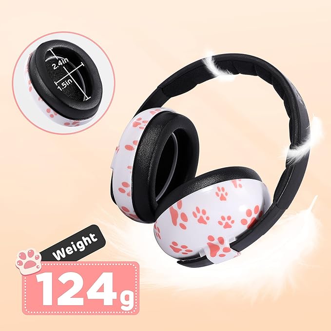KINGKIDS Noise Cancelling Headphones for Kids Baby Ear Protection Infant Hearing Earmuffs for Toddler Sleep Age 3-36+ Months