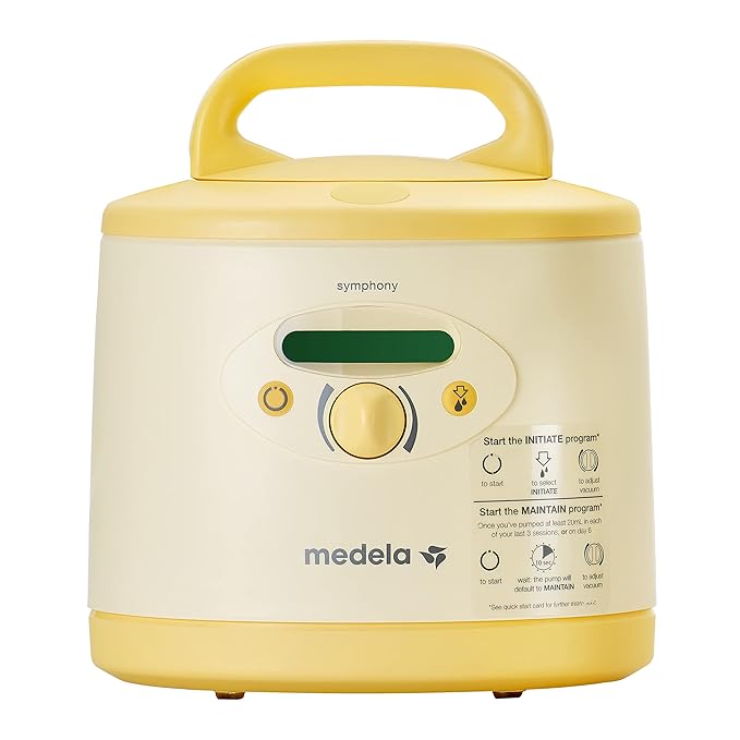 Medela Symphony Plus Breast Pump, Hospital Grade Breastpump, Single or Double Electric Pumping, with Initiate and Maintain Programs for Breastfeeding Support or Exclusive Pumping