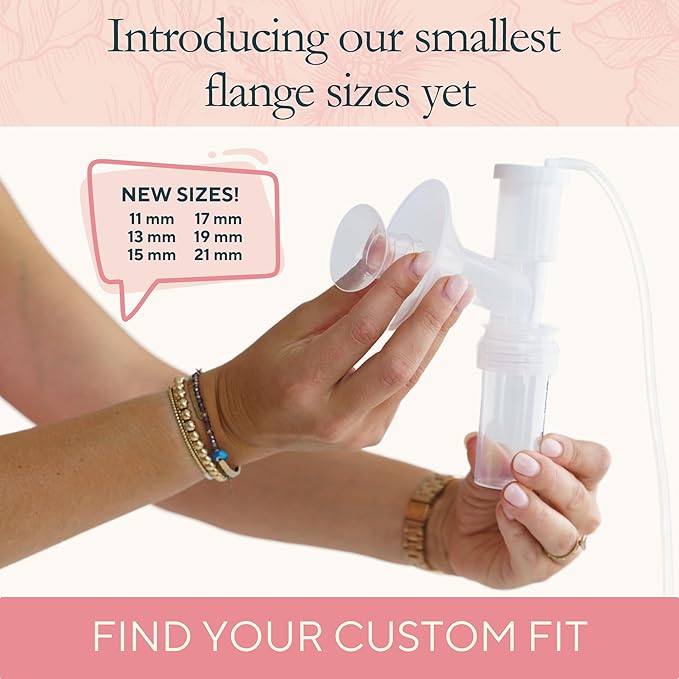 Ameda Breast Pump Flange Insert | 11mm Flange Insert | Ameda Pump Parts | Universal Flange Insert | Compatible with GLO, MYA Joy, MYA Joy Plus and Pearl Breast Pumps | 2 Count