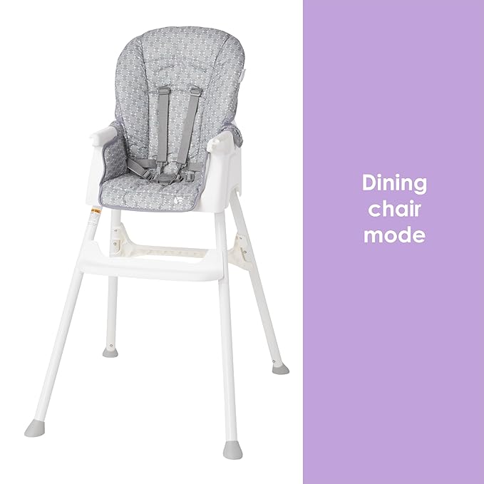 Baby Trend Adapt 4-in-1 High Chair to Toddler Chair, Retro Grey