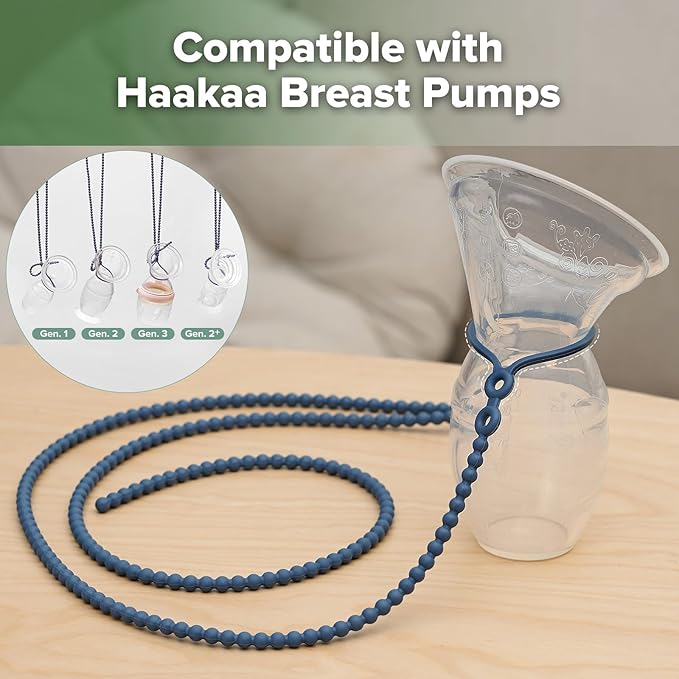 haakaa Breast Pump Strap for haakaa Gen.1/2/3 Breast Pump Manual Breast Pump Strap | Color: Bluestone