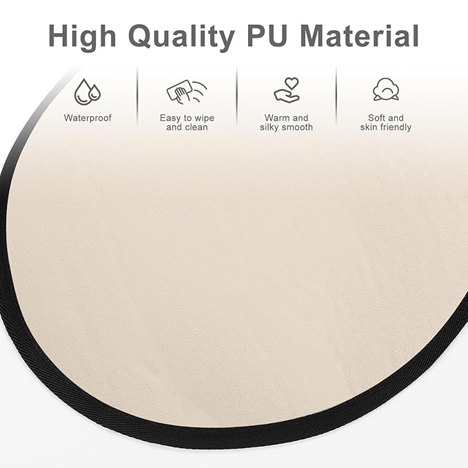 Accmor Portable Diaper Changing Pad, PU Leather Baby Diaper Changing Mat, Waterproof Baby Changing Mat for Travel or at Home Use