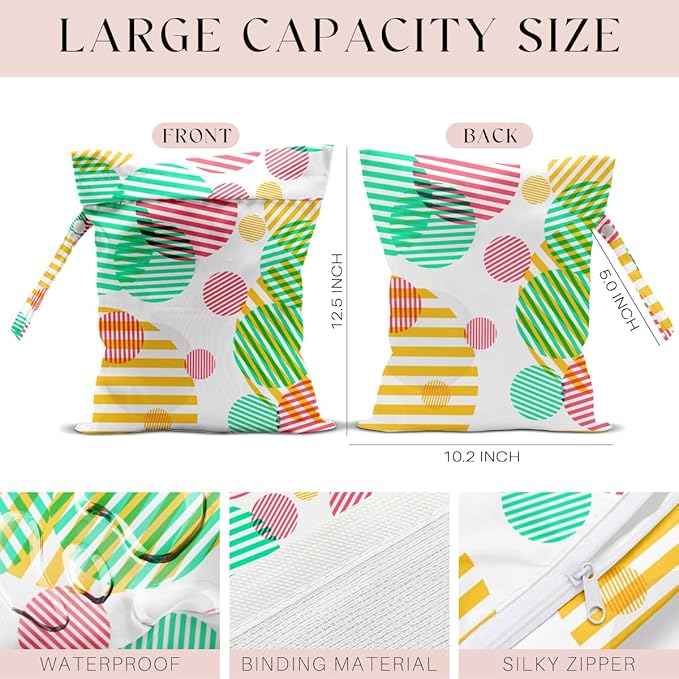 Wet Bag, Wet Dry Bag, For Swimsuit Travel Vacation Beach Pool Weekend Trip Gifts, for Women Friends Bestie Gifts
