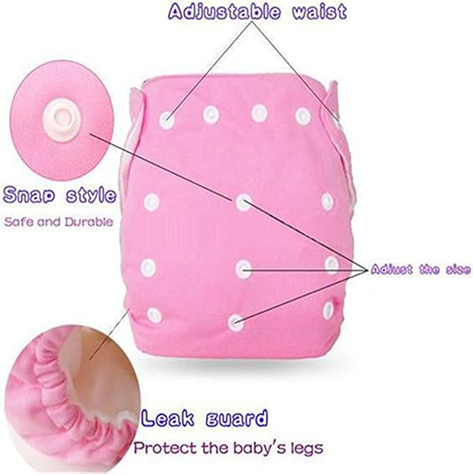 storeofbaby Reusable Swim Diapers Covers Waterproof Swimming Pants for 8-36lbs Unisex Baby Pack of 2