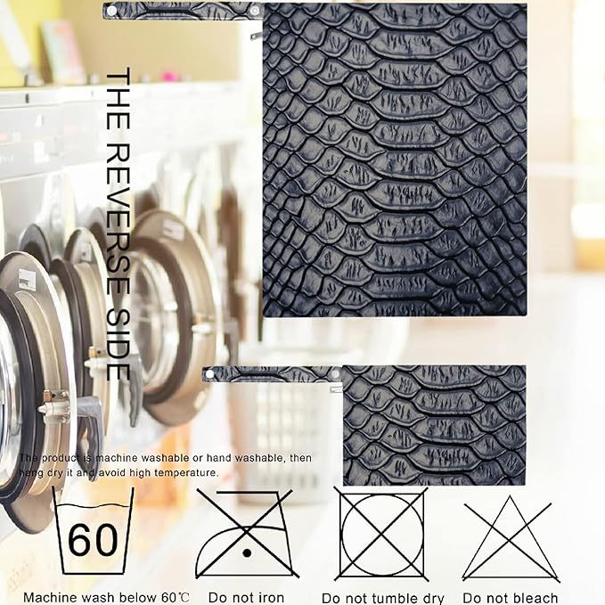 visesunny Snake Skin 3D Print 2Pcs Wet Bag with Zippered Pockets Washable Reusable Roomy Diaper Bag for Travel,Beach,Daycare,Stroller,Diapers,Dirty Gym Clothes,Wet Swimsuits,Toiletries