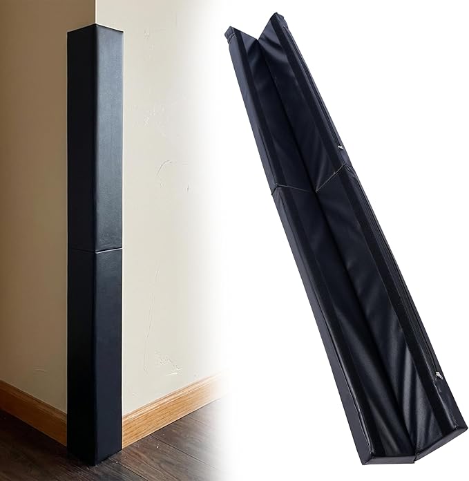 6ft Wall Corner Guards and Edge Protector Heavy Duty Protective Safety Padding Waterproof 2 Sides Corner Pad 2" Thick High-Density Protective Pads Durable Wall Corner Pads for Playroom