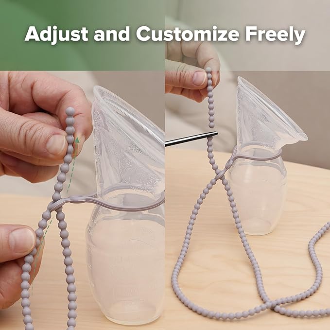 haakaa Silicone Strap for haakaa Gen.1/2/3 Manual Breast Pump Silicone Breast Pump Strap | Color: SUVA Grey