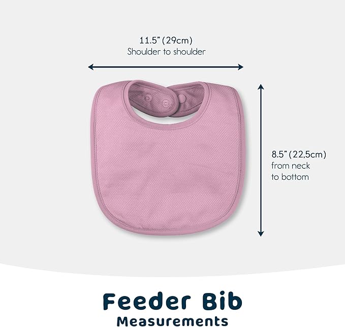 Tiny Twinkle Baby Feeding Bibs - Waterproof and Absorbent Infant Drool and Feeding Baby Bibs