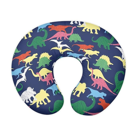 Nursing Pillow Cover Dinosaur Quick-Dry Fabric Fits The Original Support Pillow for Breastfeeding and Bottle Feeding Stretchy Nursing Pillow Cover