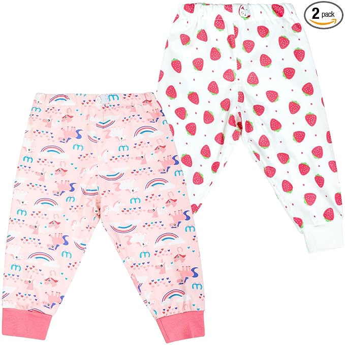 MooMoo Baby Waterproof Diaper Pants for Potty Training 2 Packs Nighttime Diaper Short for Boys and Girls
