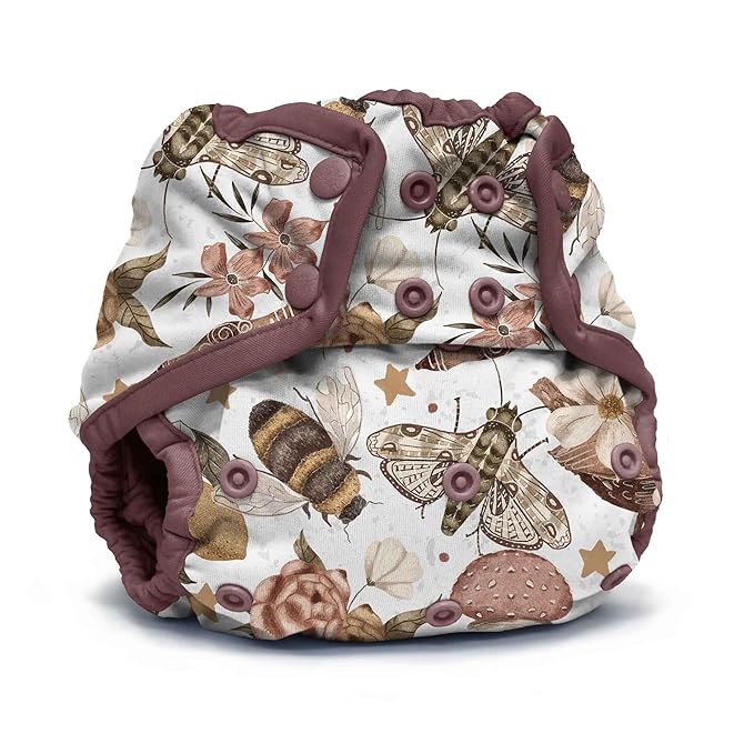 Kanga Care Rumparooz Double Leg Gusset Reusable Cloth Diaper Cover One Size Snap | Earthbound 6-35 lbs
