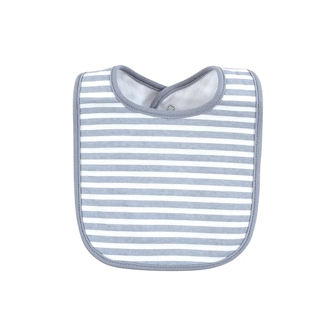 Hudson Baby Unisex Baby Cotton Bib and Sock Set, Powered By Milk, One Size