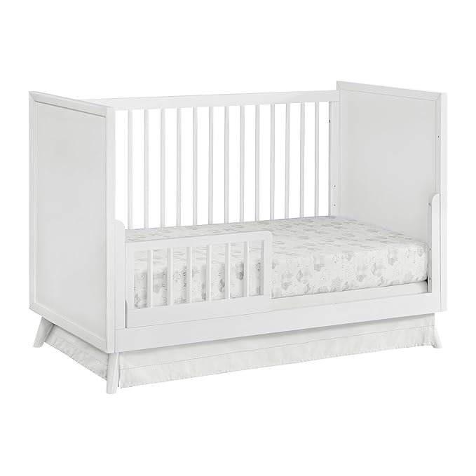 Oxford Baby Dawson Crib to Toddler Bed Guard Rail Conversion Kit, White, Green Guard Gold Certified