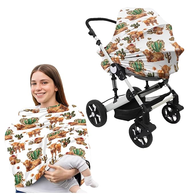 Basket Covers for Baby Fits Most Strollers & Baby Car Seats Baby Nursing Pillow Cover Babies Shower Gifts for Boys and Girls
