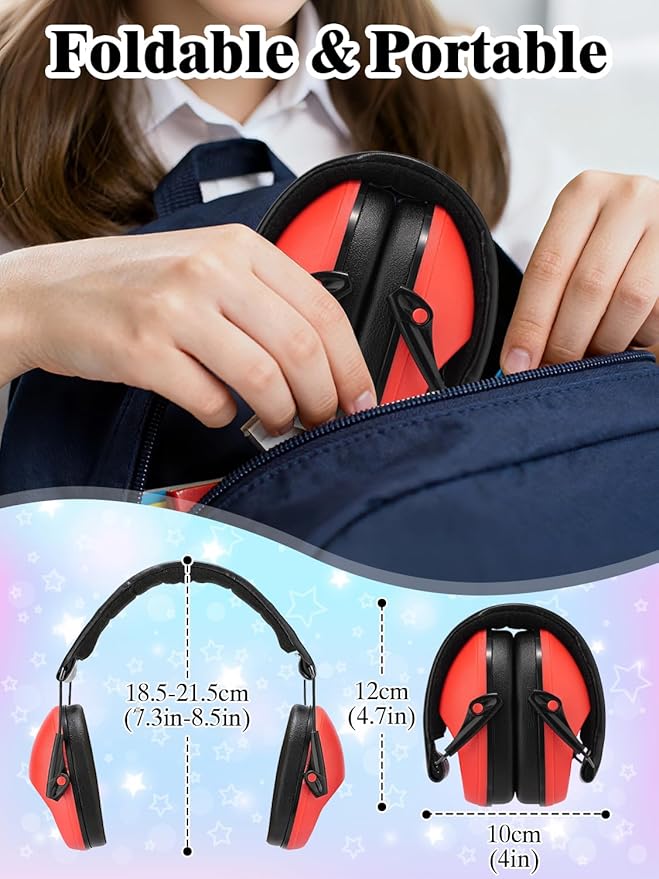 sundee Kids Noise Cancelling Headphones Ear Muffs for Noise Reduction Hearing Protection for Autism Chirldren