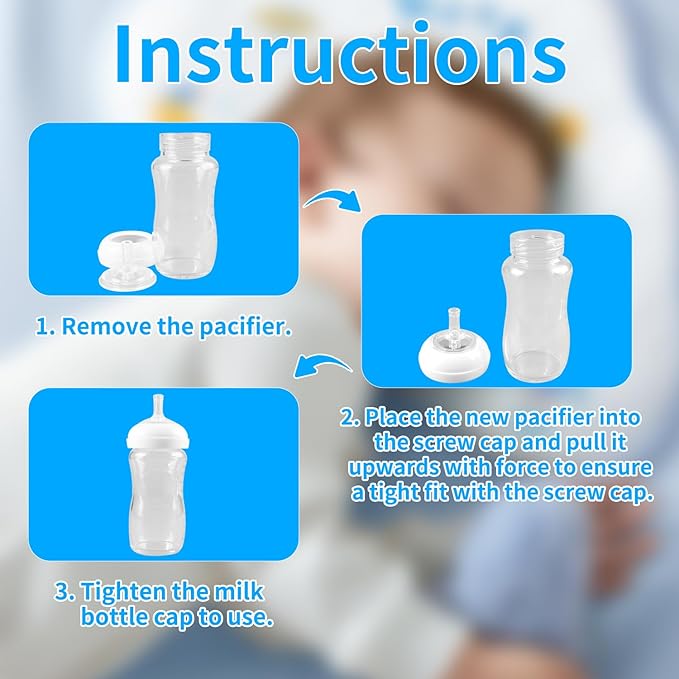 Sippy Straw Nipples for Philips Avent Natural Baby Bottles, My Grippy Spout Sippy Cup and Natural Trainer Sippy Cup, Replacement Bottle Nipple BPA-Free,4 Count, 8m+