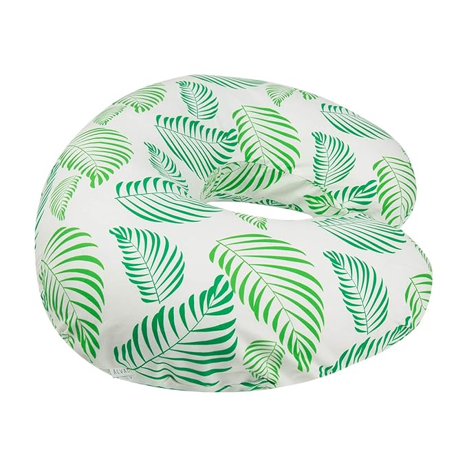 ALVABABY Nursing Pillow Cover Slipcover,Soft and Comfortable,Feathers Design,Maternity Breastfeeding Newborn Infant Feeding Cushion Cover ZT-CZ01