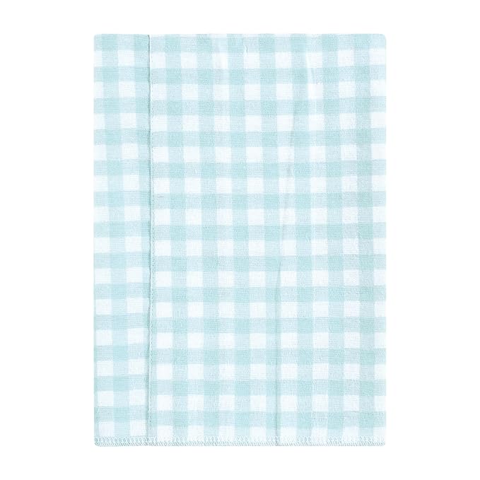 Hudson Baby Unisex Baby Flannel Burp Cloth 7pk, Citrus Mint, One Size