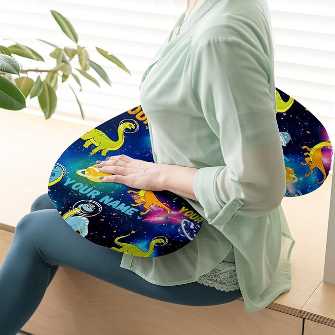Dyoart Baby Nursing Pillow Cover-Personalized Gifts,Soft Snug Fits On Infant Boys Girls,Custom,Breathable,Feeding Position Support,Dinosaur(one Size)