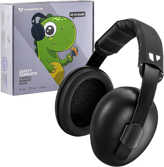 Vanderfields - Hearing Protection Ear Muffs - Over 33 dB (2K Hz) Broad Noise Cancelling Sound Reduction - Baby and Toddlers