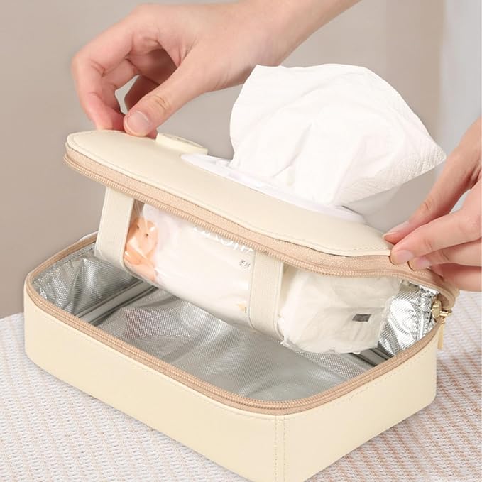 Wipe Warmer, Baby Wet Wipe Warmer, Baby Wet Wipes Dispenser Constant Temperature Heating for Vehicle Home Use