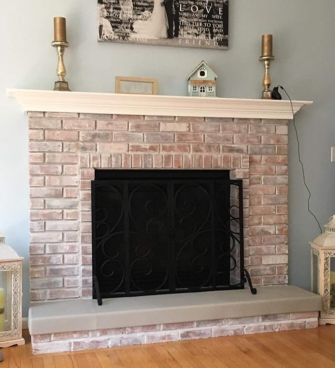 KidKusion Soft Seat Hearth Pad | Made in USA| Taupe | 72" x 14" | Fireplace Safety Cushion | Hearth Pad