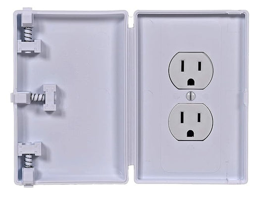 Baby Toddler Pet Wall Outlet Cover, Traditional Style, Electrical Safety Guard for Home and Business, Made in USA (1 Pack)