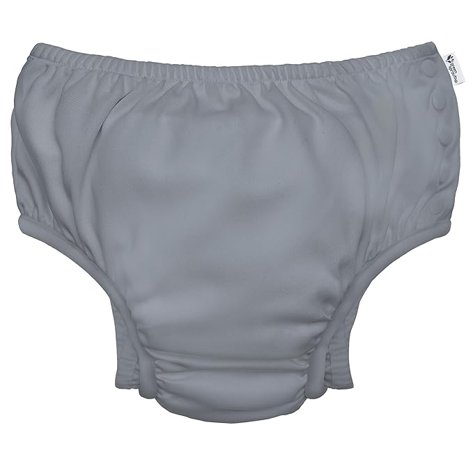 green sprouts Reusable Snap Swim Diapers Gray 3T