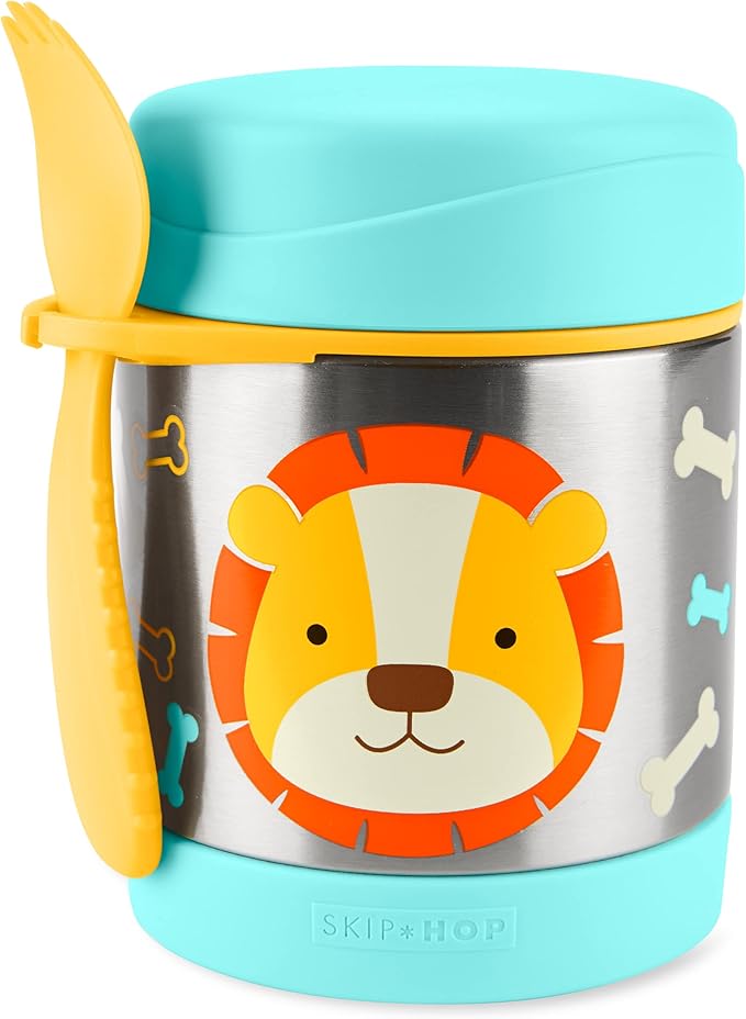 Skip Hop Zoo Lion Food Canister, Multicolour