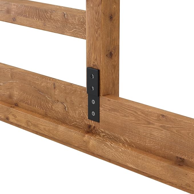 Safety Guard Rail for Baby, Kids, and Children - Solid Wood Safety Bed Rail for Toddlers - Easy Installation - Premium Protection for Bunk, Twin, Full, Queen and King Size Beds - (Natural Rustic)