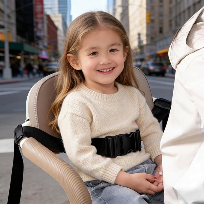 Electric Bike Child Safety Harness, Adjustable Safety Strap, and Motorcycle Child Safety Belt - Suitable for All Types of Bikes, Tricycles, and Motorcycles (Two-Stage)