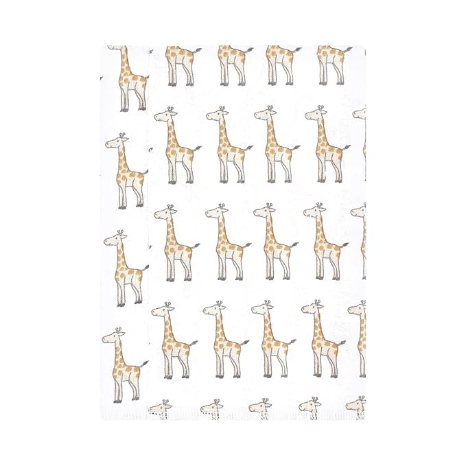 Hudson Baby Unisex Baby Flannel Burp Cloth 7pk, Kangaroo, One Size