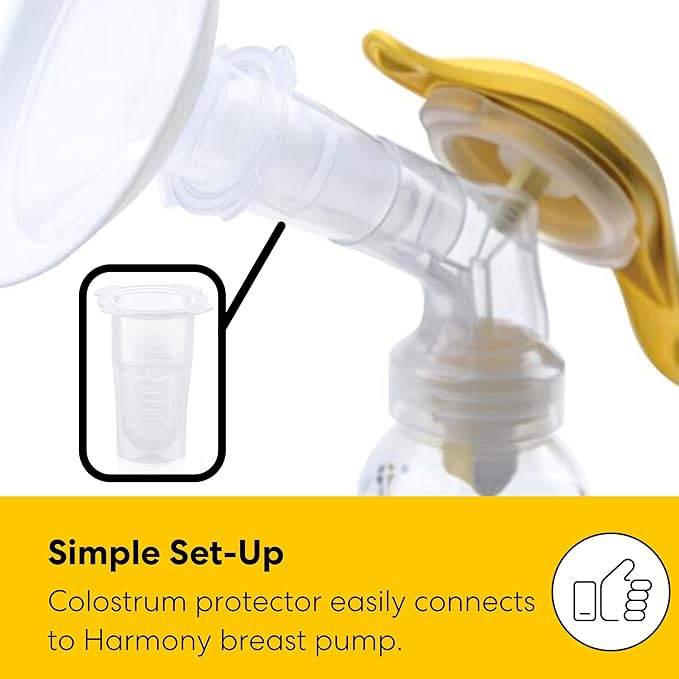 Medela Harmony Manual Breast Pump with Colostrum Collection and Feeding Kit, 4-in-1 Solution, Collect, Store, Feed, and Pump, Includes Colostrum Collectors and Feeding Syringes