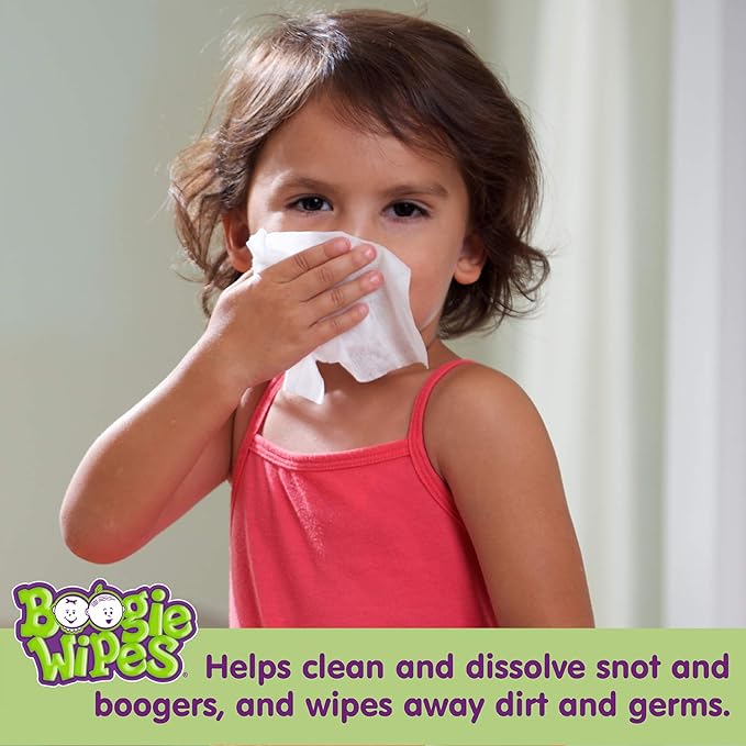 Baby Wipes by Boogie Wipes, Wet Wipes for Face, Hand, Body & Nose, Made with Vitamin E, Aloe, Chamomile and Natural Saline, Fresh Scent, 240 Count