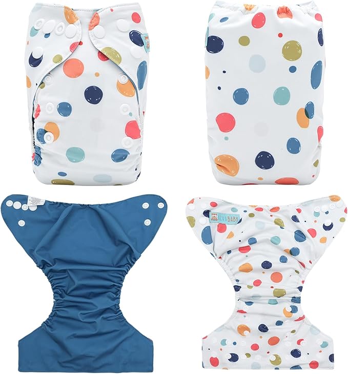 ALVABABY Baby Cloth Diaper Cover, Swim Diaper,Nappy Shell Baby Girls and Boys