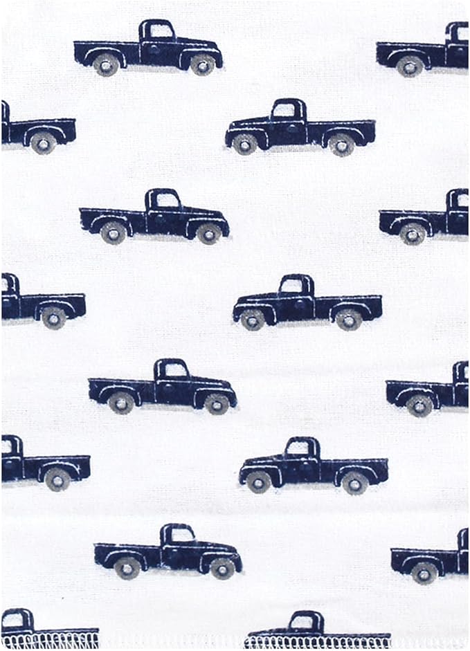 Hudson Baby Unisex Baby Cotton Flannel Burp Cloths Bundle, Apple Orchard, One Size (Pack of 2)