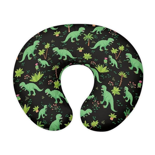 Nursing Pillow Cover with Hidden Zipper Dinosaur Super Soft for Moms/Baby Nursing Pillow Cover Stretchy Removable Cover for Breastfeeding Pillows