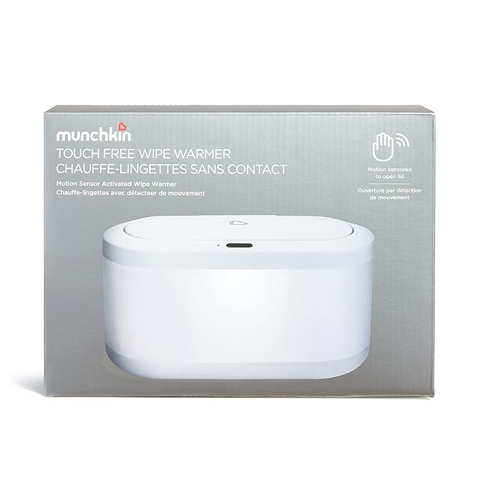 Munchkin® Touch Free Baby Wipe Warmer with Nightlight & Motion Sensor and HYP03™ Daily Diaper Rash Spray with Hypochlorous