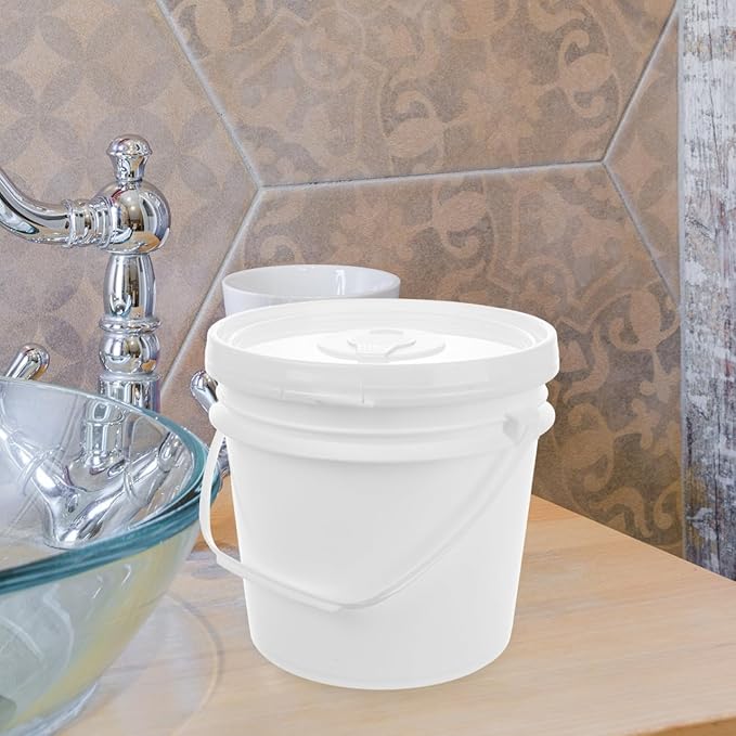 Angoily Portable Car Wipes Dispenser Large Capacity Airtight Flushable Wipes Holder Wet Tissue Container for Baby Wipes Travel Home Use 8.07X8.07X7.67 Inch