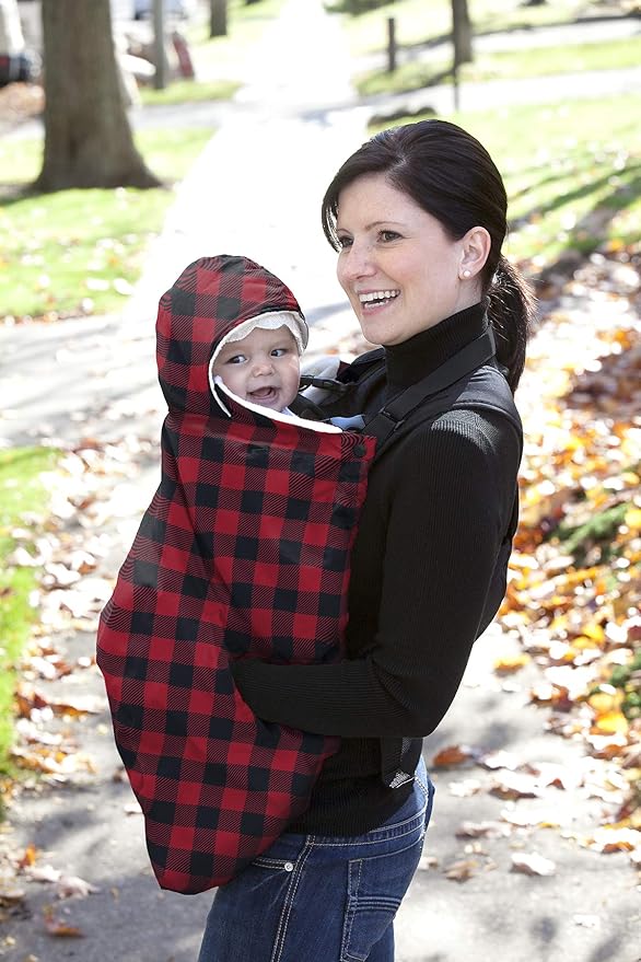 Jolly Jumper Snuggle Cover - Red/Black Plaid