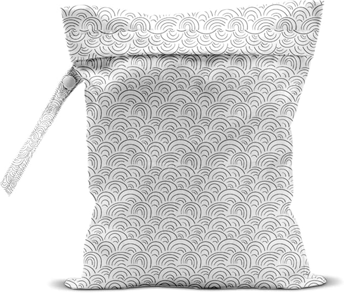 Bohemia Wet Laundry Dry Bags for Diaper Waterproof Swimsuit Washable Reusable Bag for Beach Diapers Dirty Yoga Gym Clothes Plant Gifts for Men Women Friend
