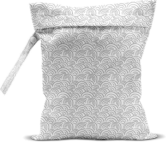 Bohemia Wet Laundry Dry Bags for Diaper Waterproof Swimsuit Washable Reusable Bag for Beach Diapers Dirty Yoga Gym Clothes Plant Gifts for Men Women Friend