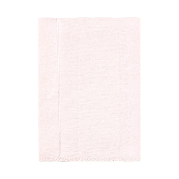 Hudson Baby Unisex Baby Cotton Flannel Burp Cloths, Pink Bows 7 Pack, One Size