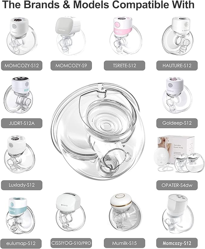 Wearable Breast Pump Accessories Replacement Parts Silicone Diaphragm Compatible with Momcozy CPPSLEE TSRETE HAUTURE eulumap S12 S9 S10 S10Pro S12A S13 S15